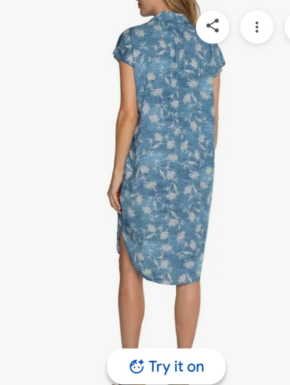 Liverpool Los Angeles PatchworkFloral Dress Medium NWT - Picture 4 of 7